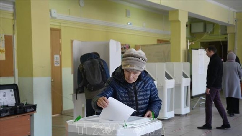 Bầu cử Tổng thống Nga: Hàng triệu cử tri thực hiện quyền công dân