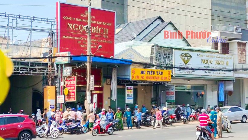 Bình Phước: Bắt đối tượng cướp tiệm vàng ở Phước Long