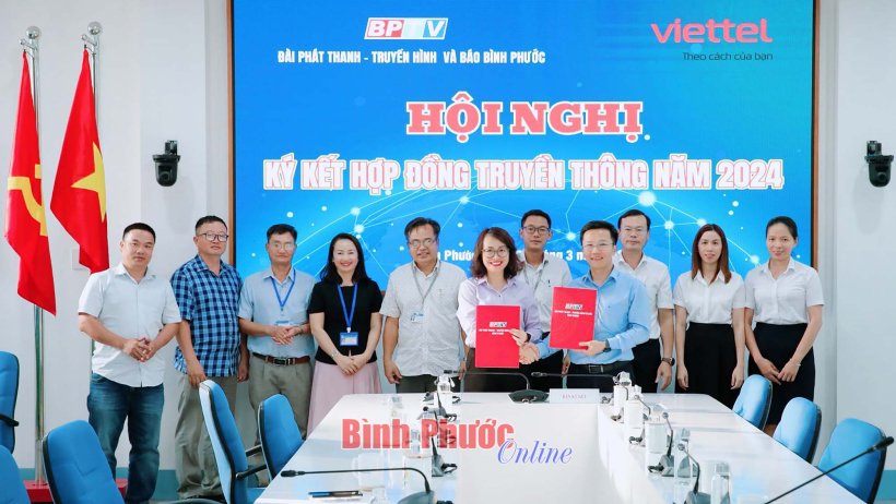 BPTV và Viettel Bình Phước ký kết hợp tác truyền thông năm 2024