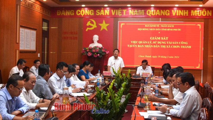 Chơn Thành: 100% đơn vị ứng dụng phần mềm quản lý, sử dụng tài sản công 