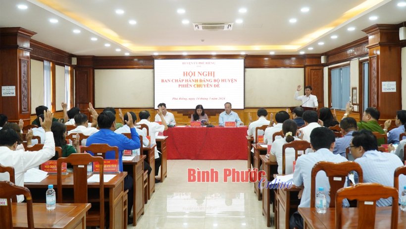Phú Riềng: Điều chỉnh cơ cấu ủy viên Ban Thường vụ Huyện ủy 