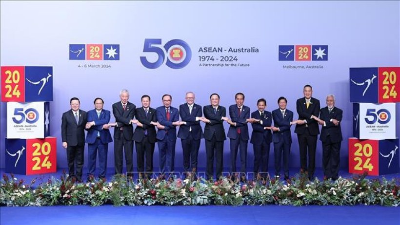 Thủ tướng dự Lễ đón các Trưởng đoàn tham dự Hội <strong class="highlight">nghị</strong> Cấp cao ASEAN - Australia