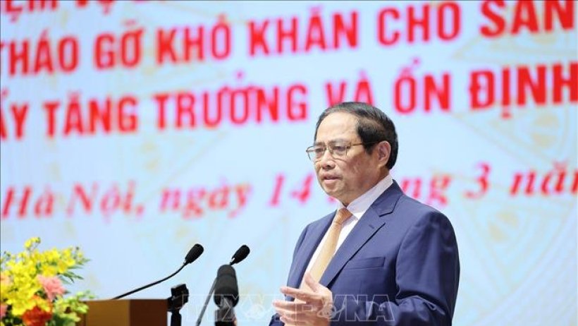 Thủ tướng Phạm Minh Chính chủ trì Hội <strong class="highlight">nghị</strong> về điều hành chính sách tiền tệ năm 2024