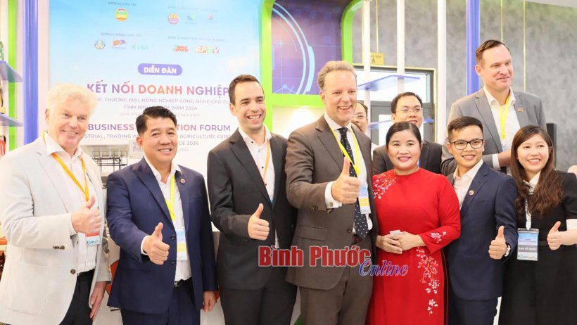 Triển lãm Diễn đàn kết nối doanh nghiệp EuroCham - tỉnh Bình Phước năm 2024