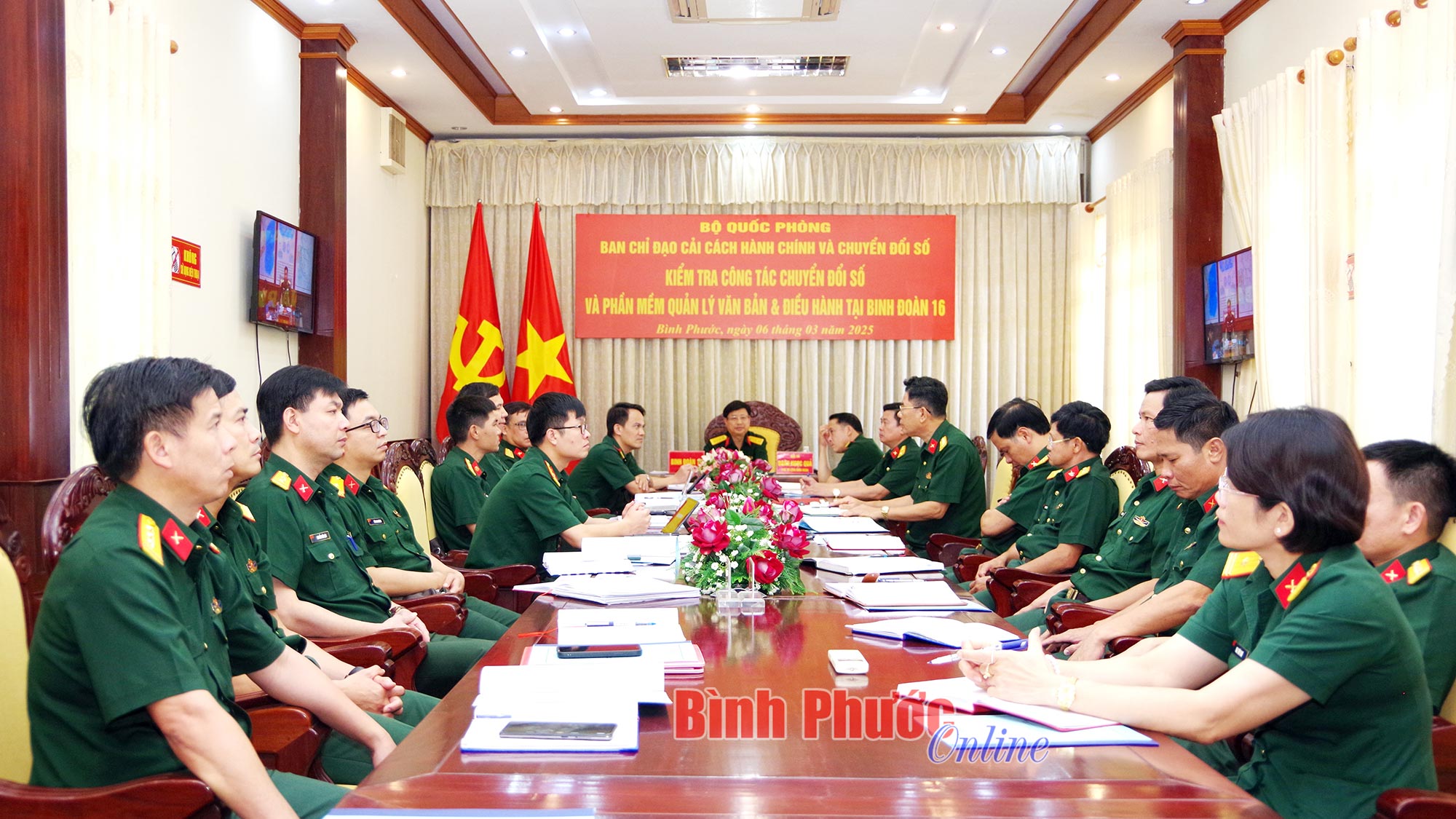 Bộ Quốc phòng kiểm tra công tác chuyển đổi số tại Binh đoàn 16