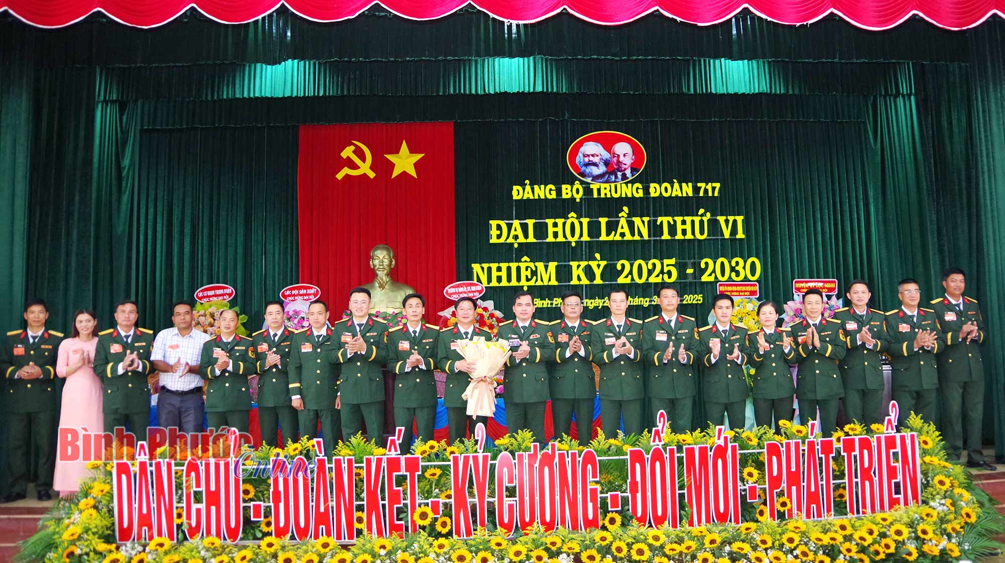 Đảng bộ Trung đoàn 717 tổ chức thành công đại hội lần thứ VI