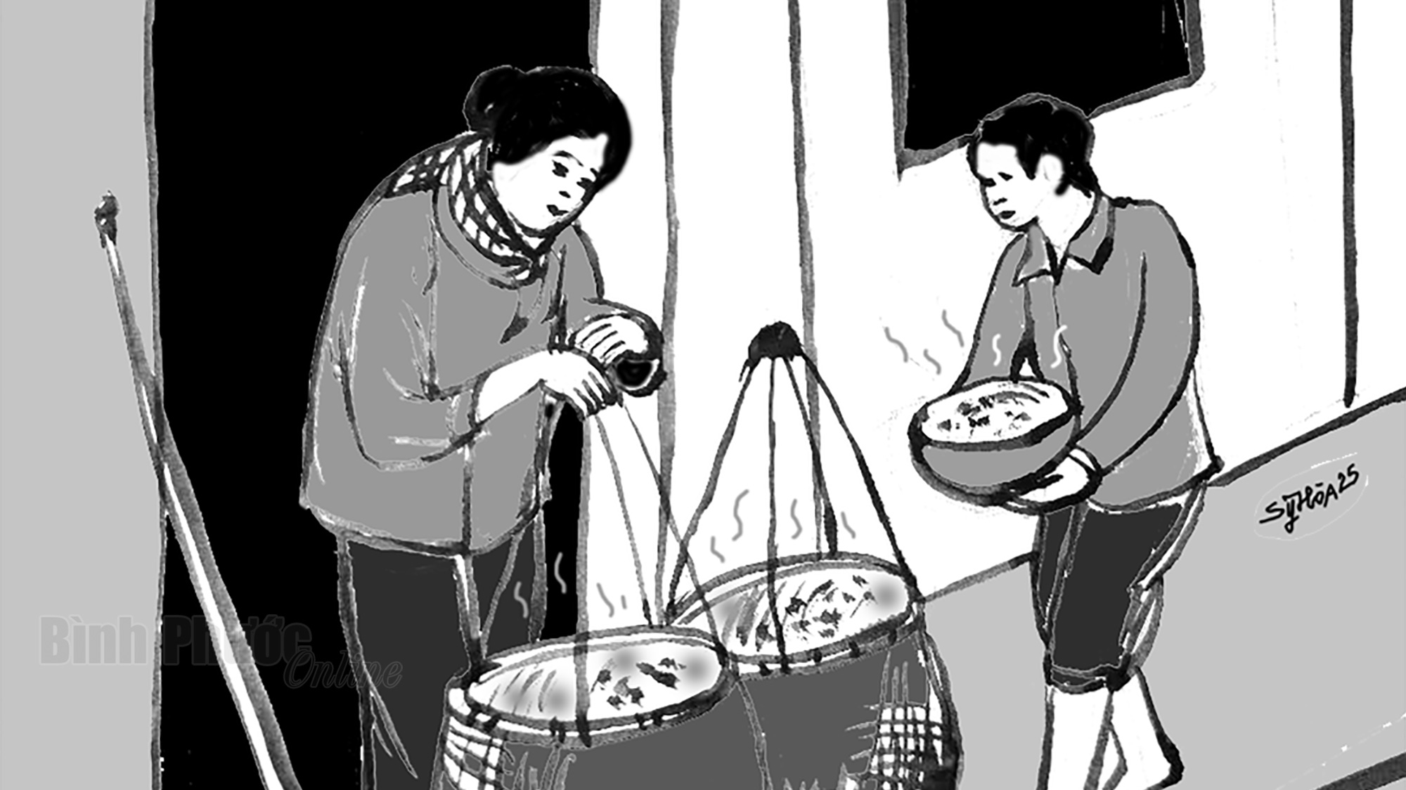 Gánh xôi của má