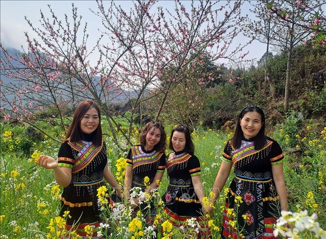 Lung linh lễ hội hoa đào nơi biên cương Tổ quốc