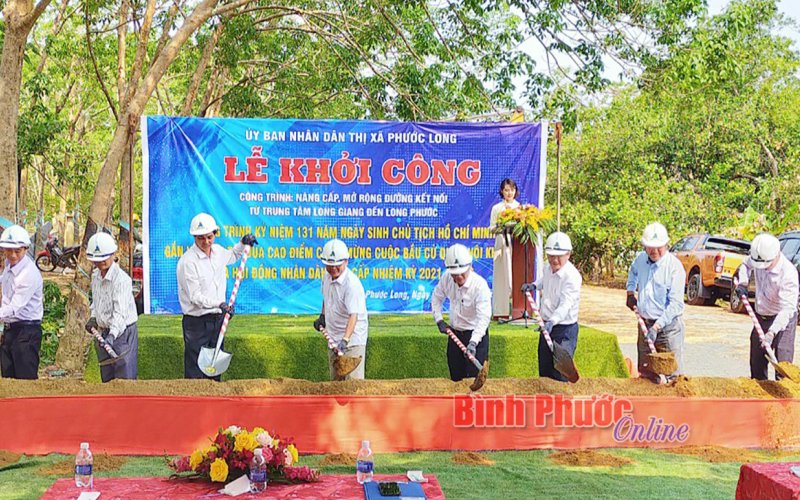 55 tỷ đồng nâng cấp, mở rộng đường từ Long Giang đến Long Phước