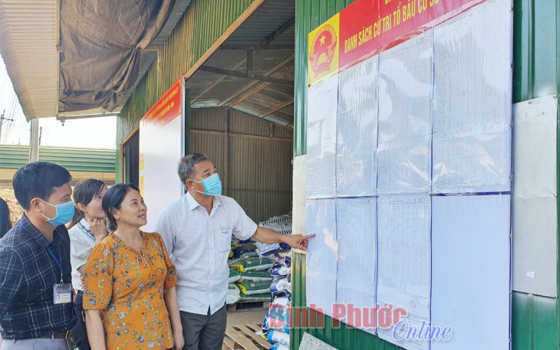 Công tác chuẩn bị bầu cử tại Bù Đăng đúng tiến độ, thời gian 