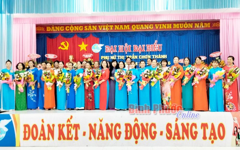 Đại hội điểm Hội LHPN thị trấn Chơn Thành thành công tốt đẹp