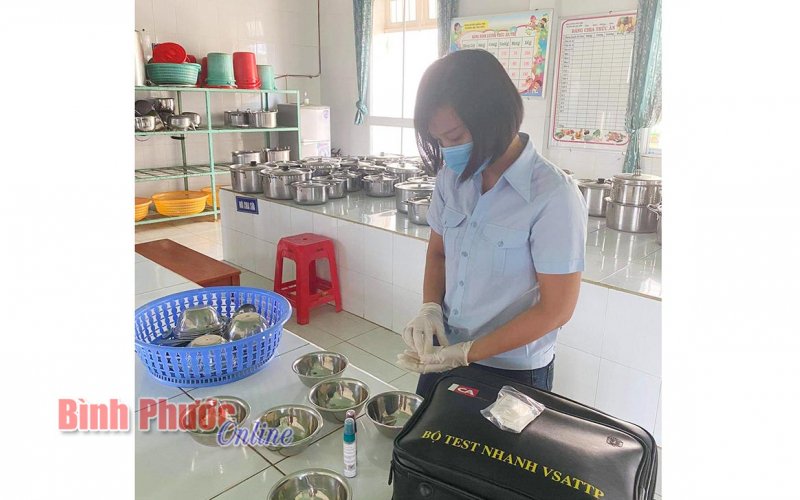 Đảm bảo an toàn thực phẩm ở trường học