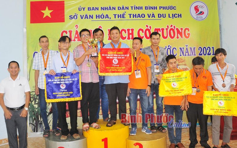 Đồng Xoài đoạt cúp vô địch cờ tướng cấp tỉnh năm 2021