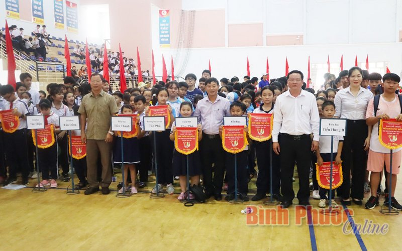 Đồng Xoài: Hơn 800 VĐV học sinh tham gia Hội khỏe Phù Đổng cấp thành phố