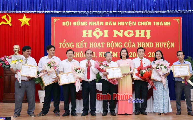 HĐND huyện Chơn Thành tổng kết hoạt động khóa XI