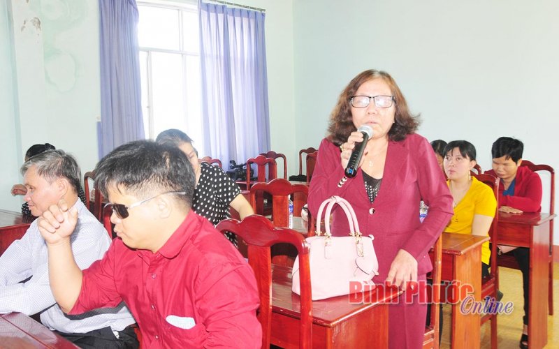 Hội người mù tập huấn gia đình hạnh phúc