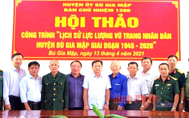 Hội thảo công trình lịch sử lực lượng vũ trang nhân dân huyện Bù Gia Mập