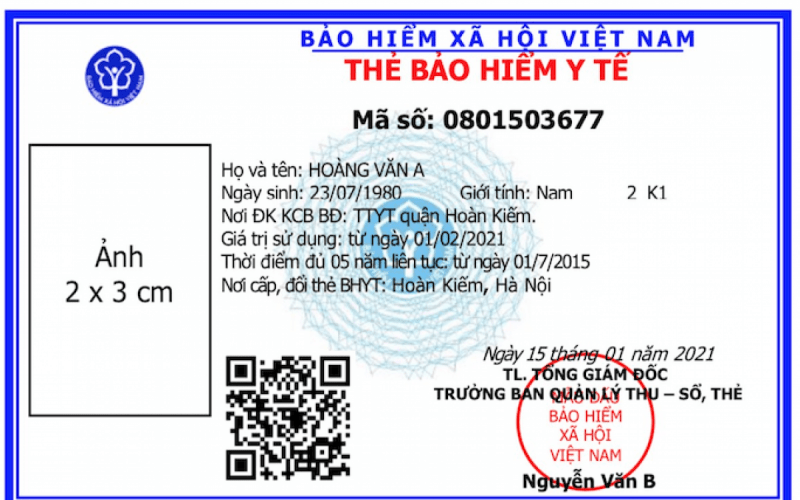 Người dân đến đâu đổi thẻ bảo hiểm y tế mẫu mới?