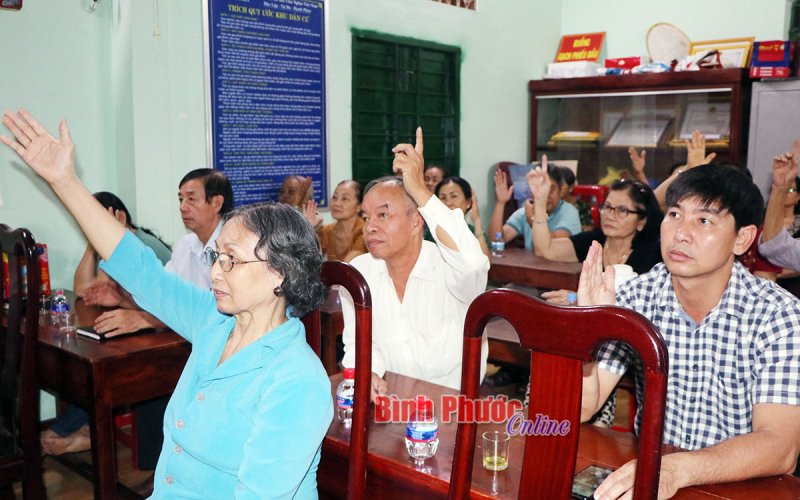 Người ứng cử đại biểu HĐND các cấp ở thành phố Đồng Xoài được cử tri đặt trọn niềm tin