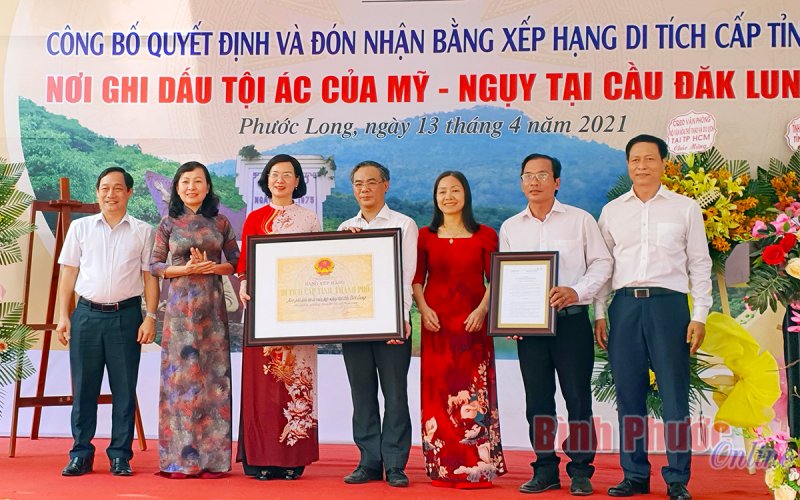 “Nơi ghi dấu tội ác của Mỹ - ngụy tại cầu Đăk Lung” được xếp hạng di tích cấp tỉnh