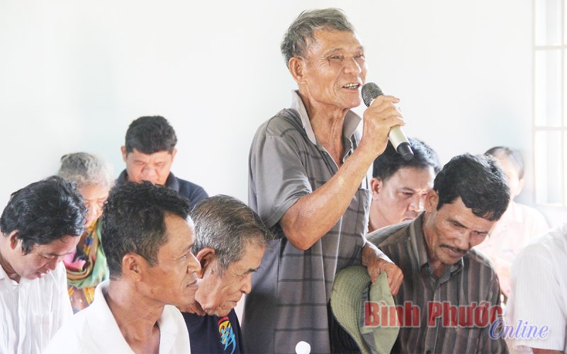 Phước An lấy ý kiến cử tri nơi cư trú đối với người ứng cử đại biểu HĐND 