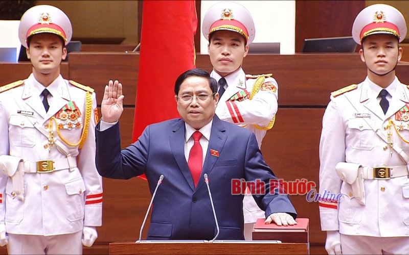 Thủ tướng Chính phủ Phạm Minh Chính tuyên thệ nhậm chức