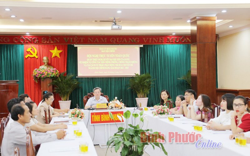 Triển khai công tác nội chính theo Nghị quyết Đại hội XIII của Đảng