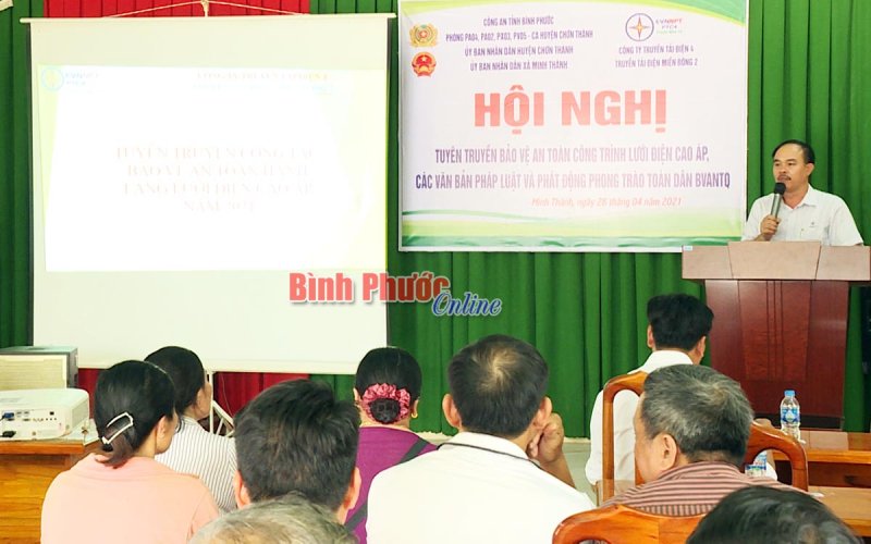 Tuyên truyền bảo vệ an toàn công trình lưới điện cao áp