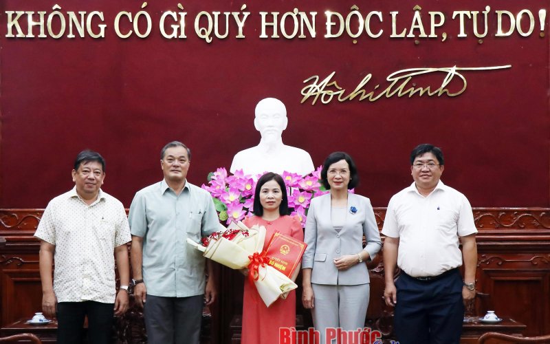 Bà Đỗ Thị Nguyên được bổ nhiệm giữ chức Phó giám đốc Sở Y tế tỉnh Bình Phước