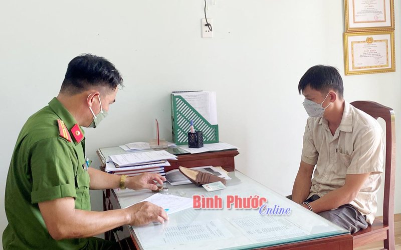 Bắt đối tượng trốn truy nã từ tỉnh Cao Bằng vào Bình Phước