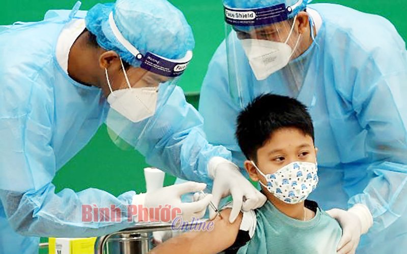 Bình Phước triển khai chiến dịch tiêm vắc xin phòng Covid-19 cho trẻ từ 5 đến dưới 12 tuổi