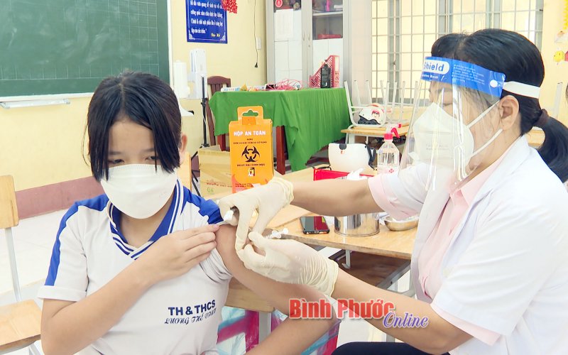 Chơn Thành: Triển khai tiêm vắc xin phòng Covid-19 cho trẻ 11 tuổi 