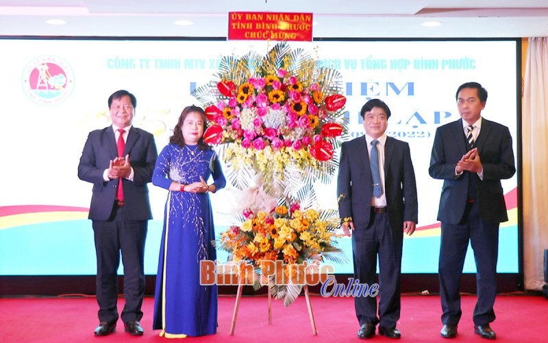 Công ty xổ số kiến thiết Bình Phước kỷ niệm 25 năm ngày thành lập