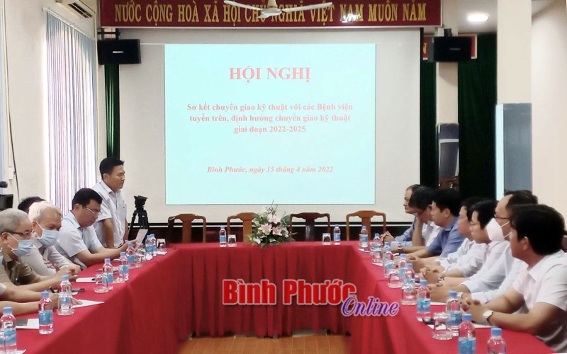 Đẩy mạnh chuyển giao kỹ thuật với các bệnh viện tuyến trên