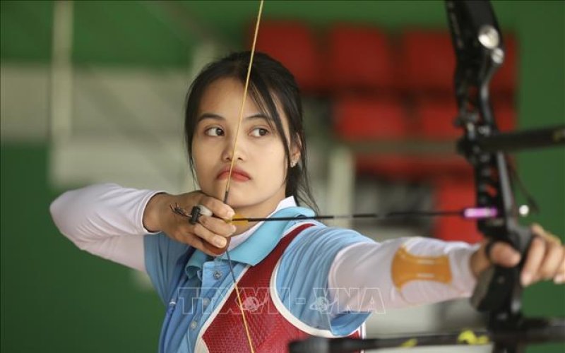 Đội tuyển Bắn cung nỗ lực luyện tập, quyết tâm giành HCV