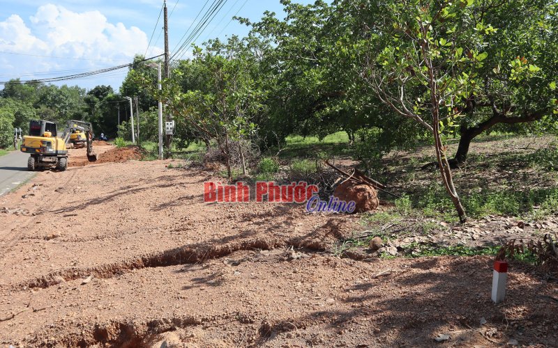 Đồng Xoài ngăn chặn kịp thời một trường hợp tự ý phân lô bán nền