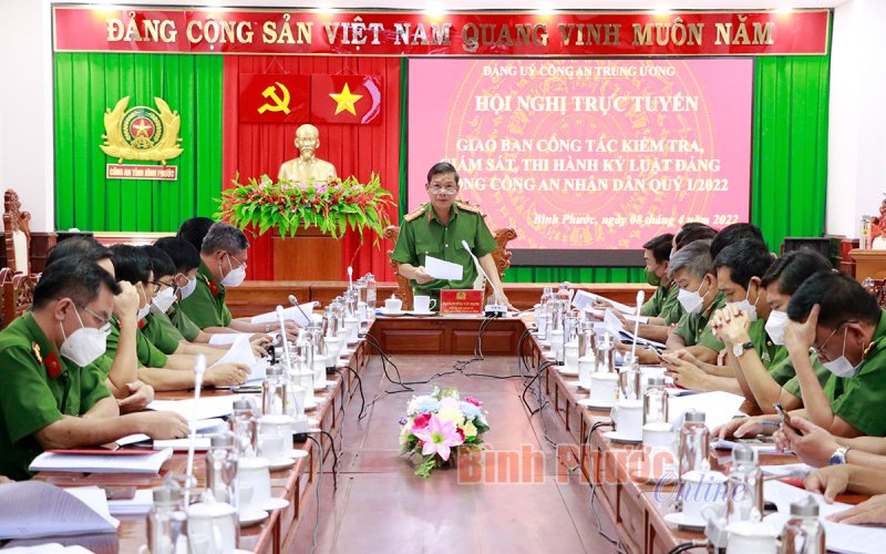 Giao ban công tác kiểm tra, giám sát và thi hành kỷ luật đảng