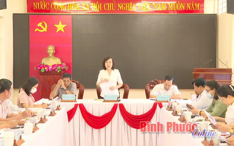 Hội nghị liên tịch chuẩn bị nội dung kỳ họp HĐND tỉnh Bình Phước giữa năm 2022