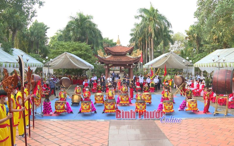 Long trọng lễ giỗ Tổ Hùng Vương tại Đền thờ các Vua Hùng ở Phú Riềng