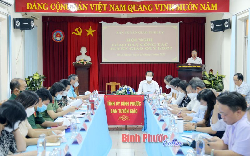 Nhiều kết quả nổi bật của ngành tuyên giáo Bình Phước trong quý 1/2022