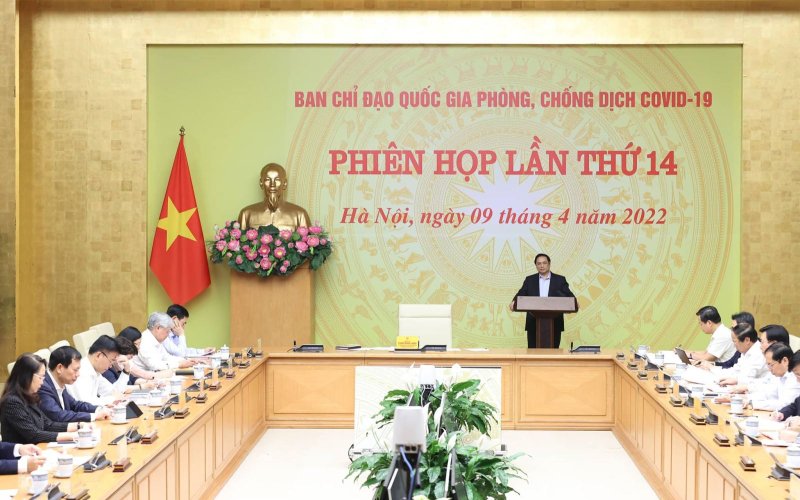 Thủ tướng Phạm Minh Chính chủ trì họp trực tuyến toàn quốc về phòng, chống dịch COVID-19