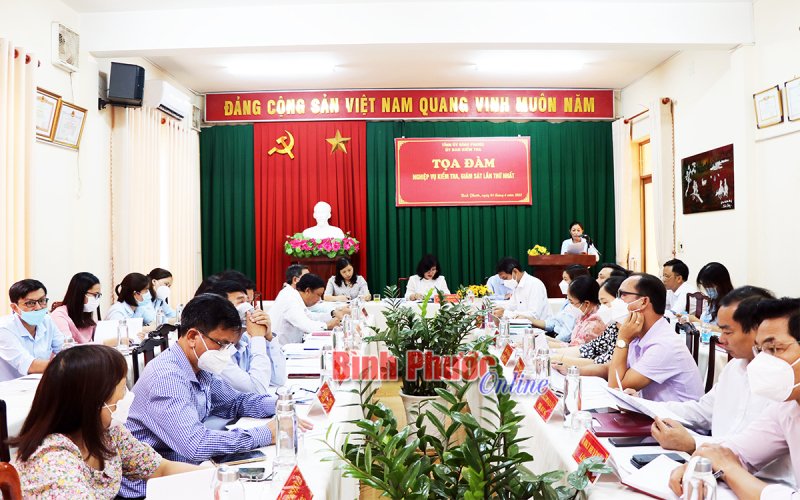 Tọa đàm về quy trình thực hiện nhiệm vụ kiểm tra, giám sát và thi hành kỷ luật Đảng