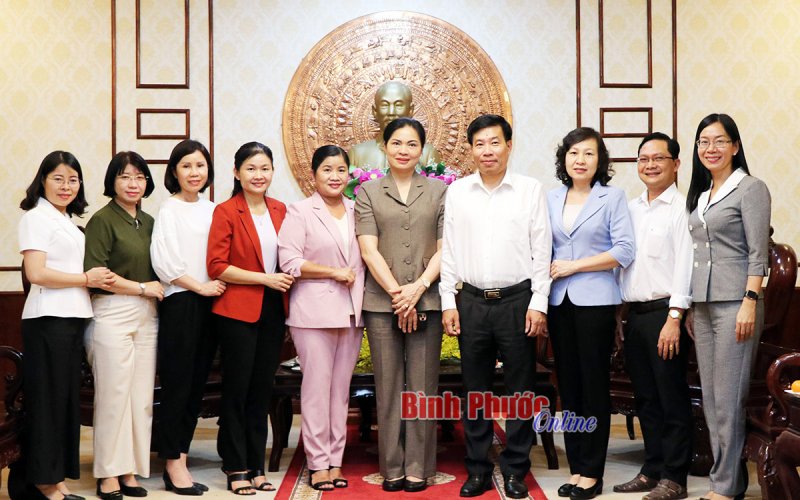 Trung ương Hội LHPN Việt Nam thăm và làm việc tại Bình Phước