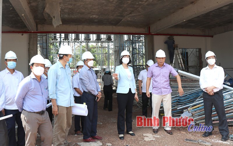 Tháng 7-2022, phải hoàn thành công trình Nhà thi đấu đa năng tỉnh Bình Phước