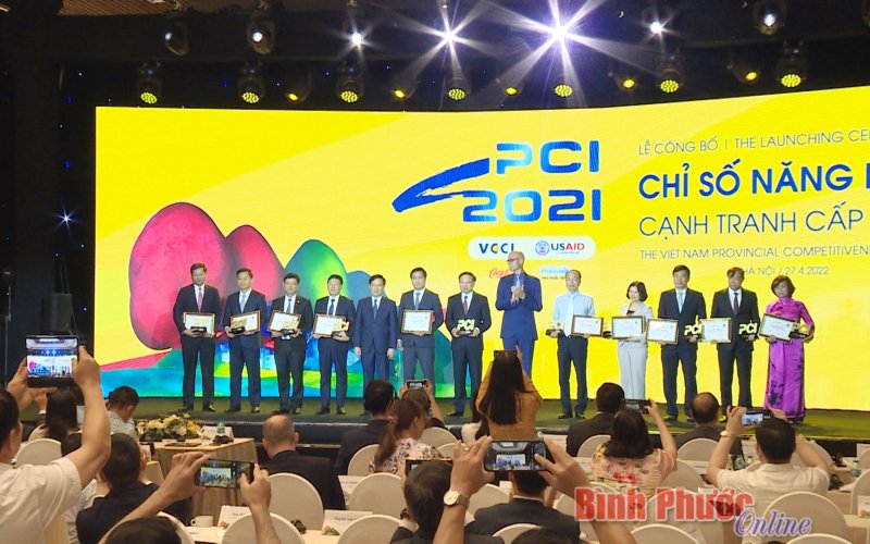 Xếp hạng PCI 2021: Bình Phước xếp thứ 50/63 tỉnh, thành