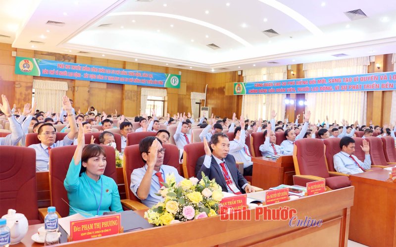 182 đại biểu dự Đại hội Công đoàn Cao su Phú Riềng