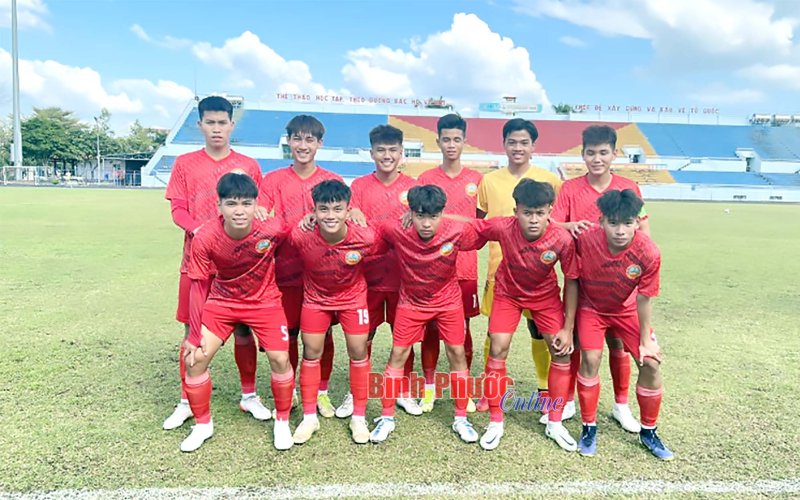 Bình Phước lọt vào vòng chung kết Giải vô địch U19 Quốc gia trước 2 vòng đấu