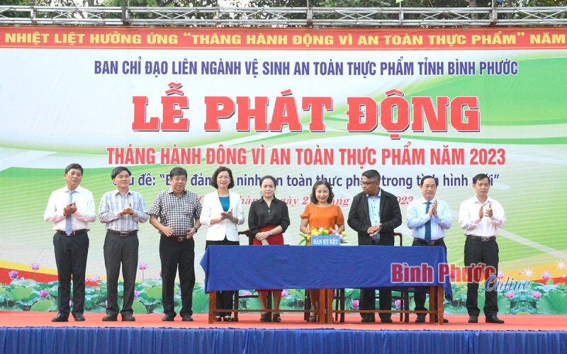 Bình Phước: Phát động Tháng hành động vì an toàn thực phẩm năm 2023