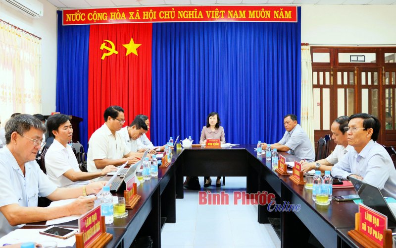 Bình Phước: Phó Bí thư Thường trực Tỉnh ủy tiếp công dân định kỳ tháng 4