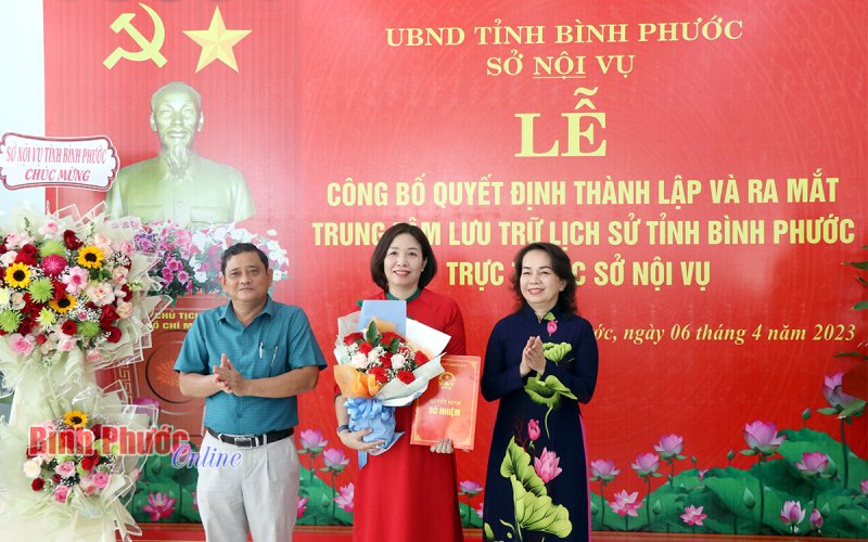 Bình Phước: Ra mắt Trung tâm Lưu trữ lịch sử tỉnh